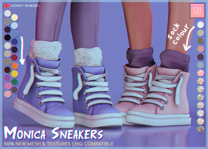 Скриншот мода Кроссовки Monica Sneakers